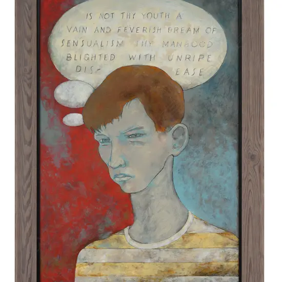 Malcolm Ross (1948-2003) 'Is not thy youth a vain and feverish dream ...',